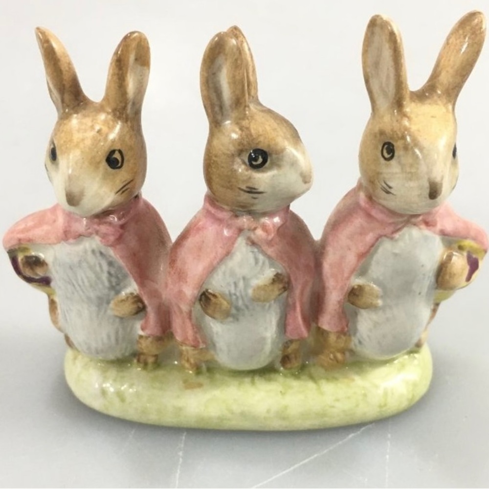 NOS Vintage Beatrix Potter Flopsy Mopsy and Cottontail Original Box NIB 🥰 1954